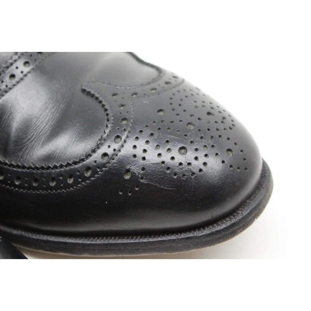 Vintage FOOTJOY Classics‎ Wingtip Black Oxford Shoes Sz 8.5EEE USA Made